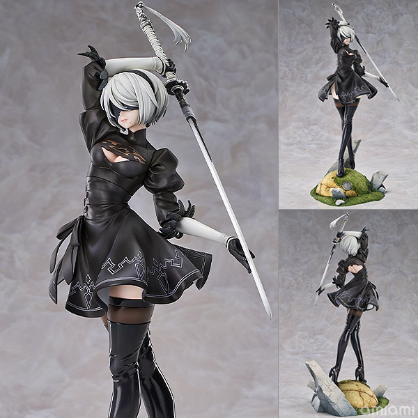 2B(ヨルハ二号B型) NieR：Automata Ver1.1a 1/7スケール 塗装済完成品フィギュア グッドスマイルアーツ上海【PR】